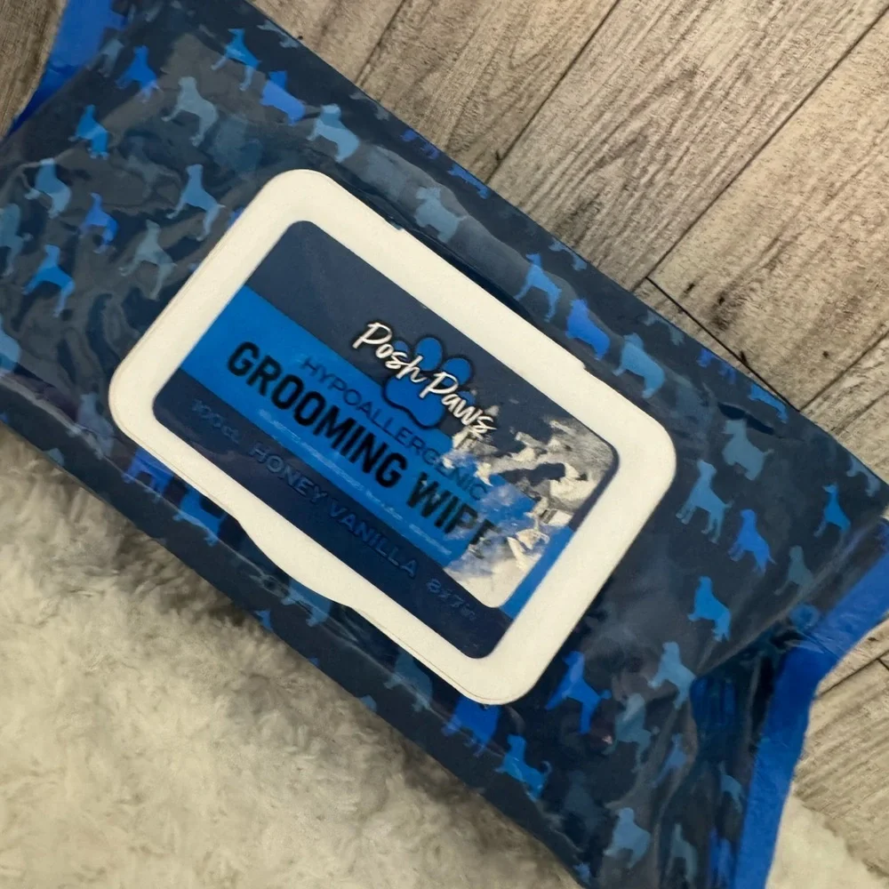 POSH PAW’S ~ Hypoallergenic Grooming Wipes -NEW NEVER OPENED for dogs/pets